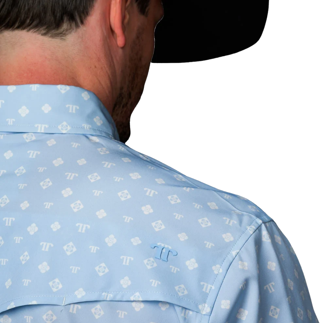 Ferrell Men's The Remi Snap Blue Shirt