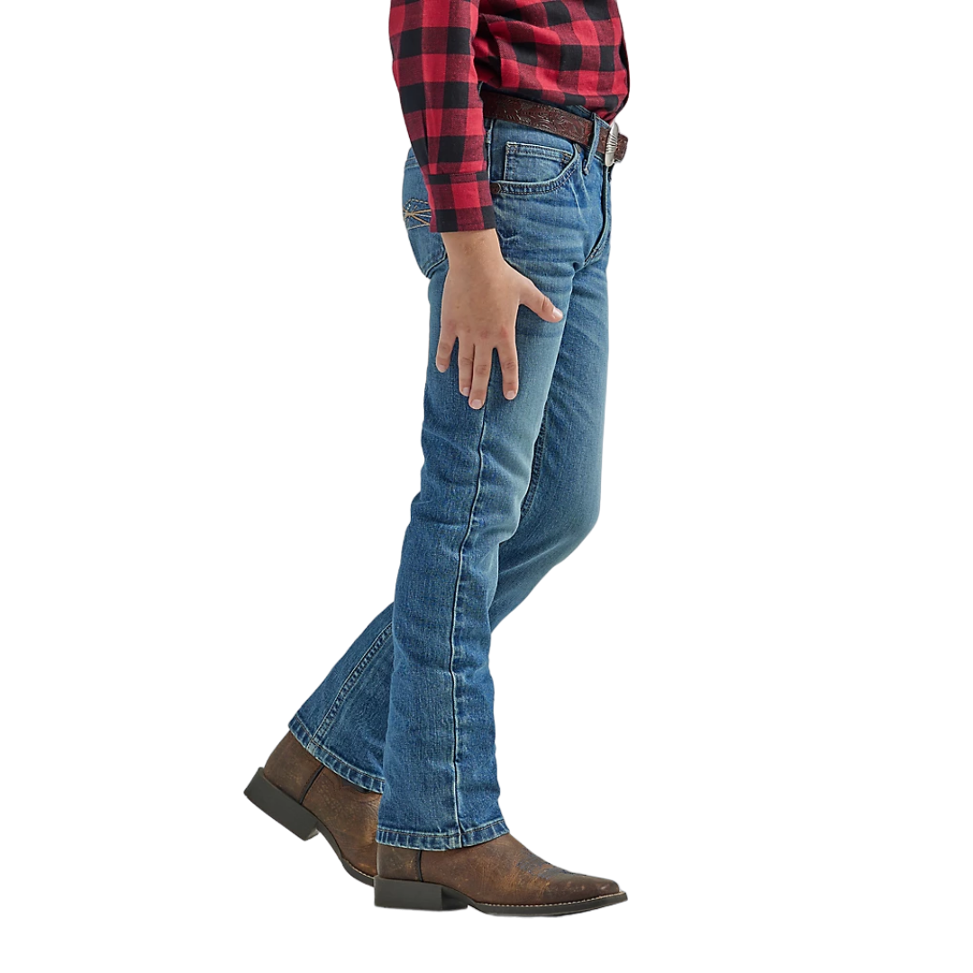 Wrangler Youth Boy's Slim Fit Straight Leg Tobiano Jeans