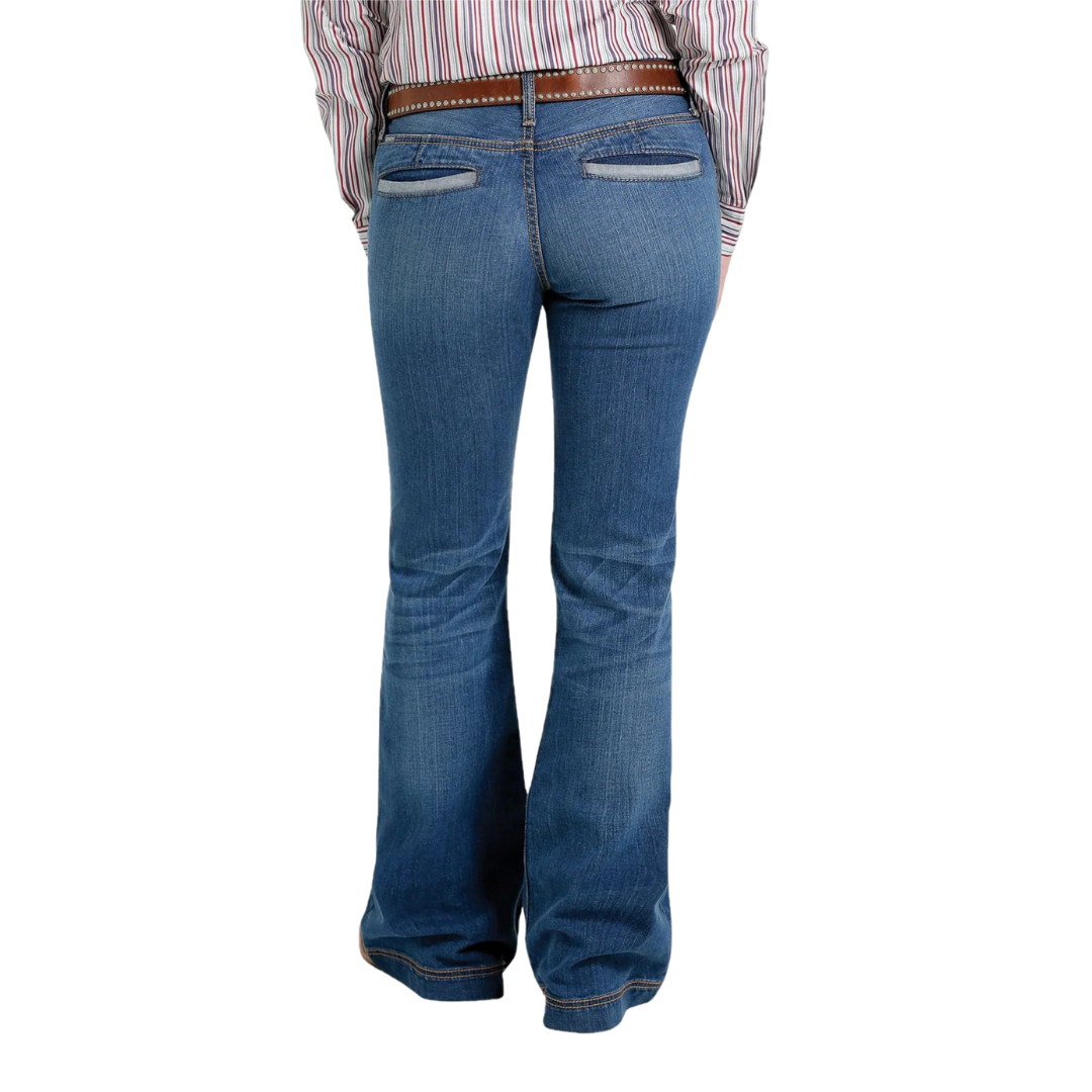 Cruel Girl Women's Lynden Stone Wash Blue Jeans