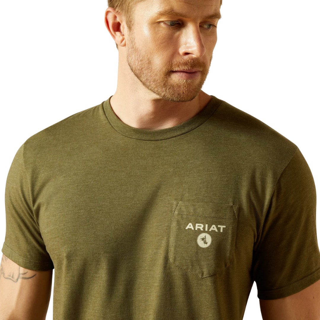 Ariat Men's Roped Diamond Heather T-Shirt