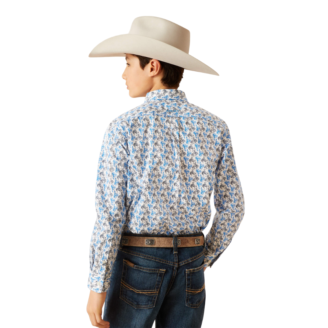 Ariat Youth Boy's Peerce Classic Multicolor Shirt