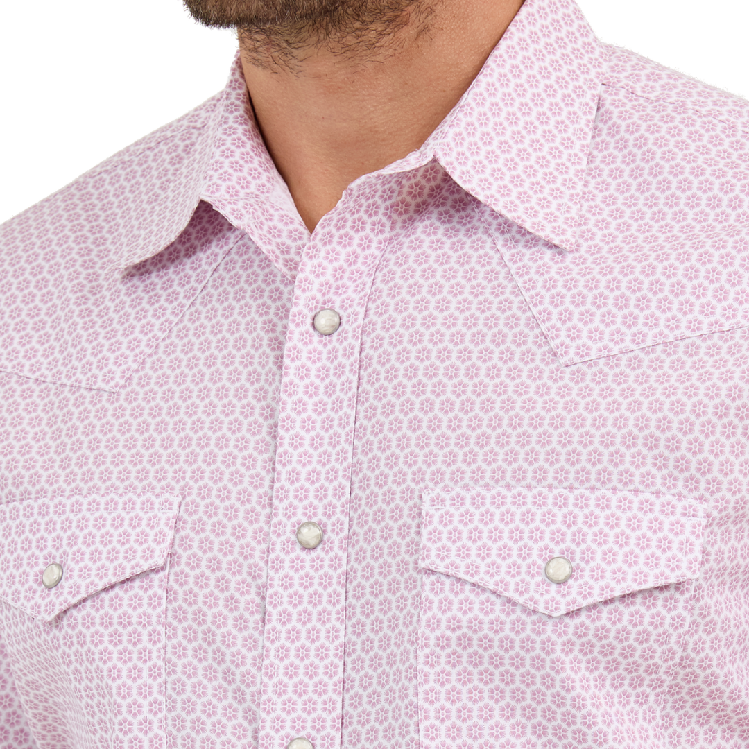 Wrangler Men's 20X® Competition Comfort Purple Shirt