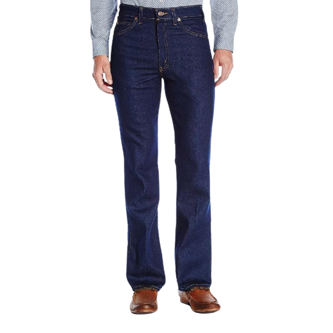 Levi Strauss Men's 517 Bootcut Indigo Blue Jeans - Western Style Levi Strauss Men's 517 Bootcut Indigo Blue Jeans - Western Style