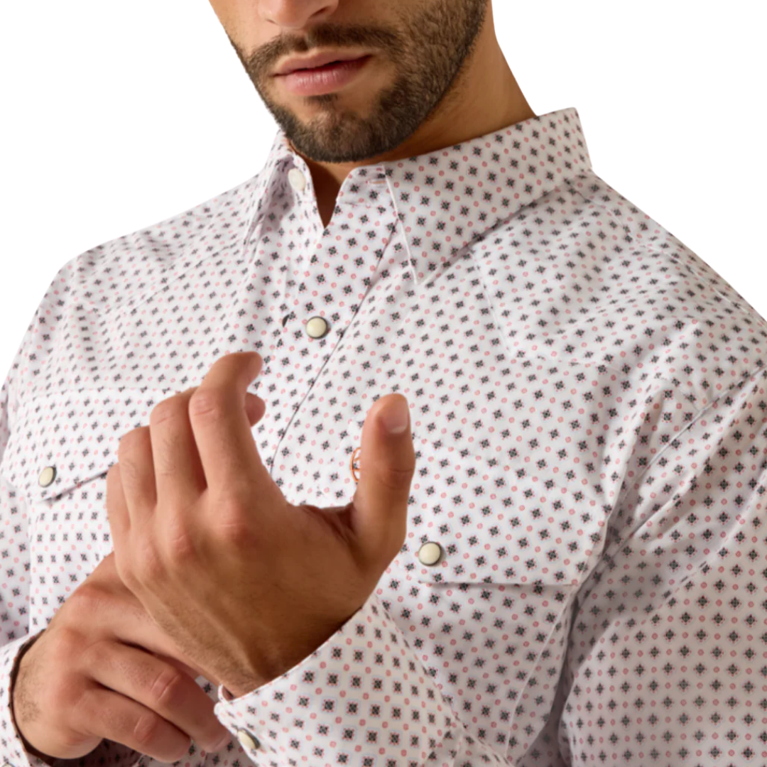 Ariat Men's Tony Fitted Snap Multicolor Shirt