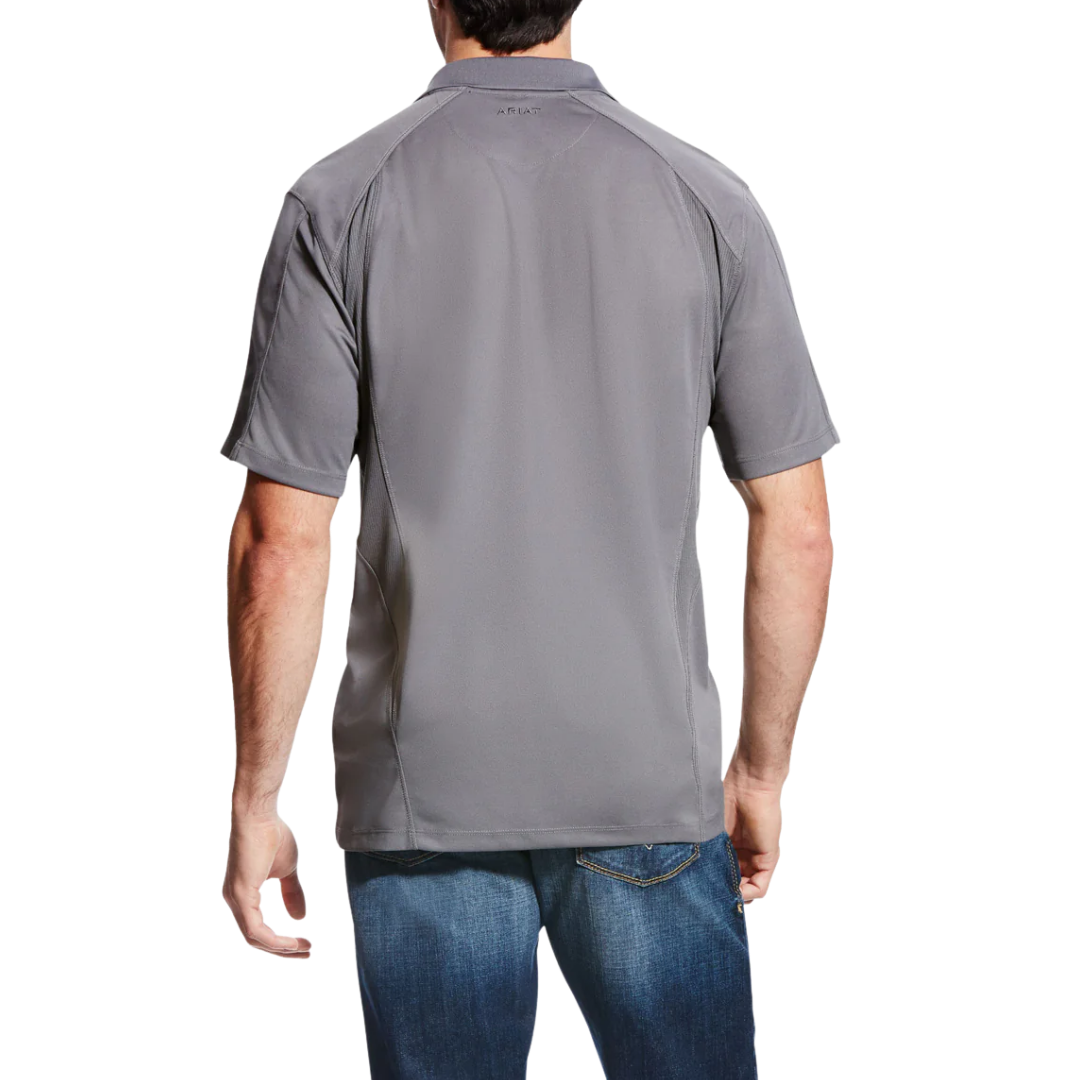 Ariat Men's AC Shadow Grey Polo Shirt - Big & Tall