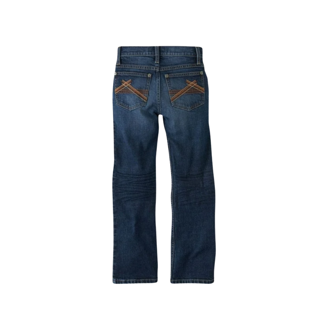 Wrangler Youth Boy's Vintage Dark Bue Jeans