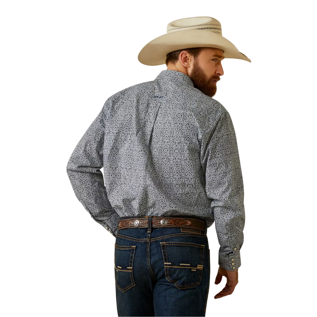 Ariat Men’s Classic Fit Long Sleeve Grey Shirt