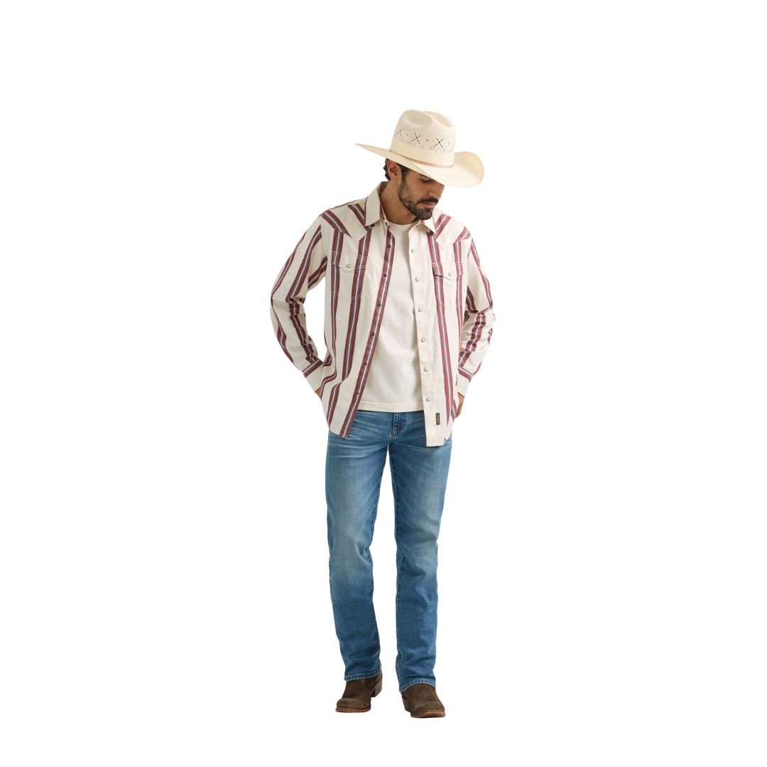 Wrangler Men's Retro Premium Modern Fit Multicolor Shirt