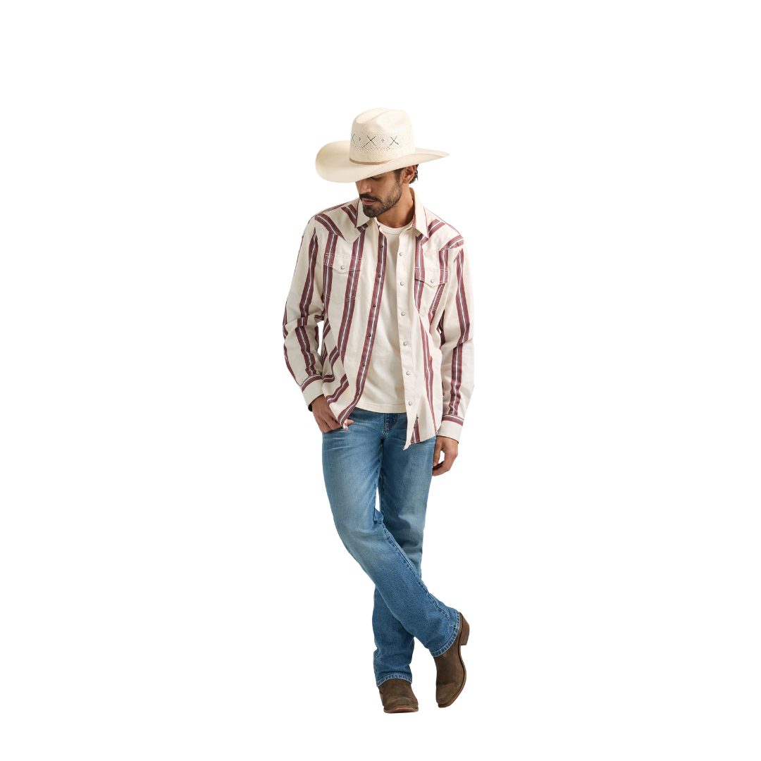 Wrangler Men's Retro Premium Modern Fit Multicolor Shirt