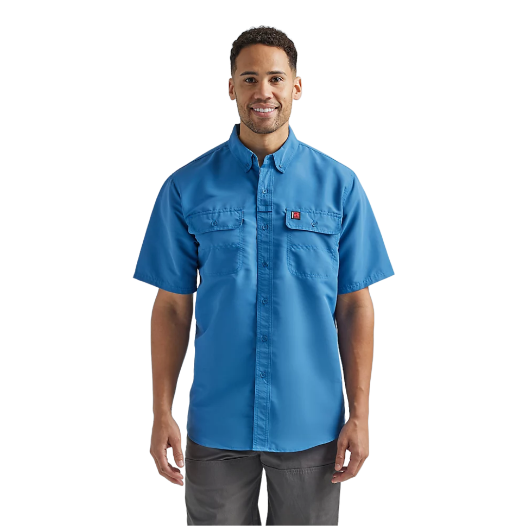 Wrangler Men's Riggs Lightweight Work Dark Blue Shirt