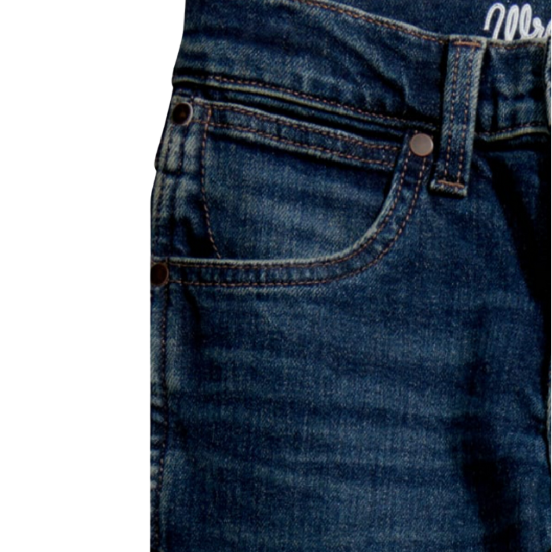Wrangler Toddler Boy's Relaxed Boot Cut Blue Jeans