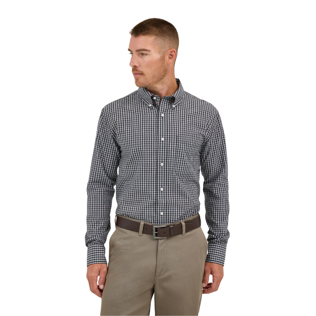 Wrangler Men's Riata Dress Classic Fit Multicolor Shirt - Big & Tall