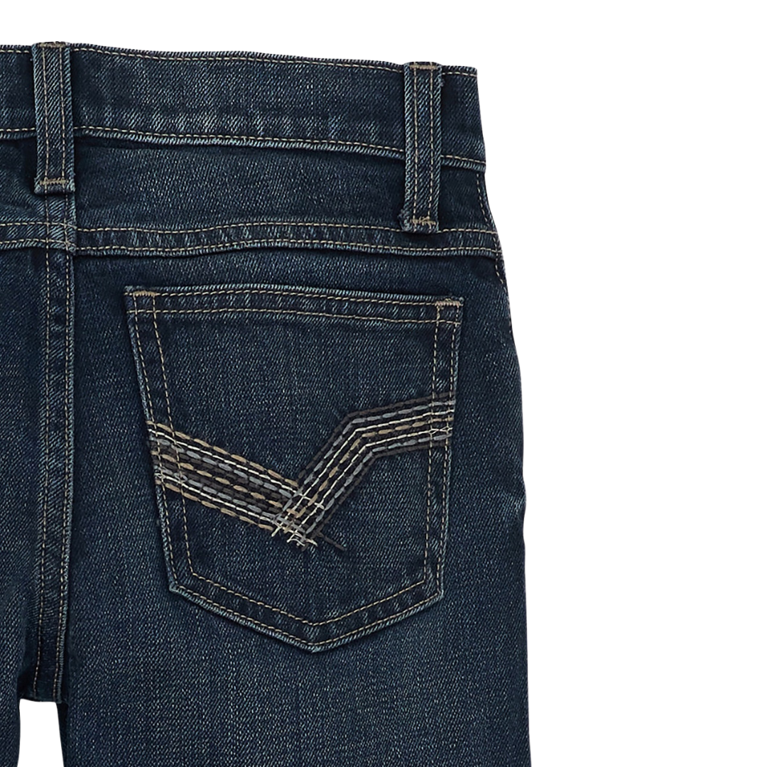 Wrangler Youth Boy's Vintage Bootcut Caleb Jeans- Big & Tall