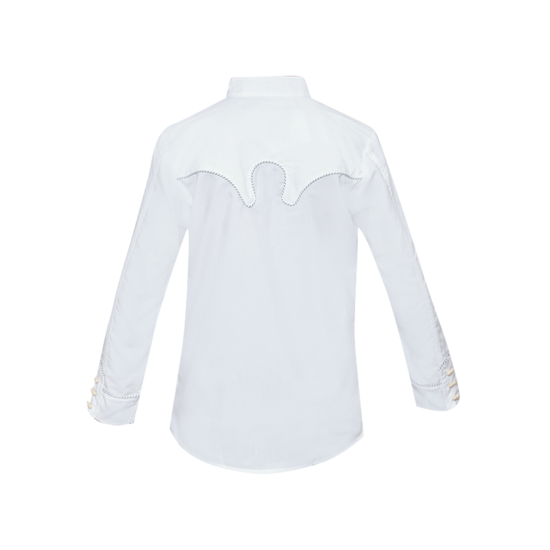 Ranger's USA Youth Boy's Vaquera White Shirt