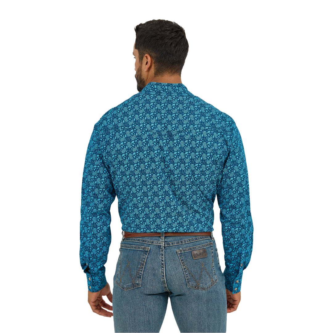 Wrangler Men's 20X Competition Classic Navy Shirt
