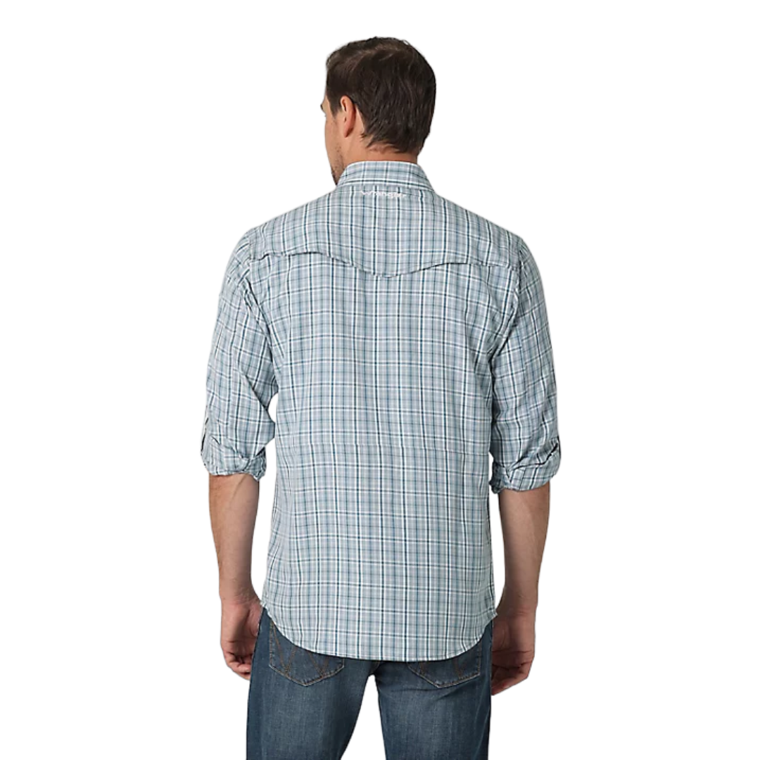 Wrangler Men's Performance Blue Shirt