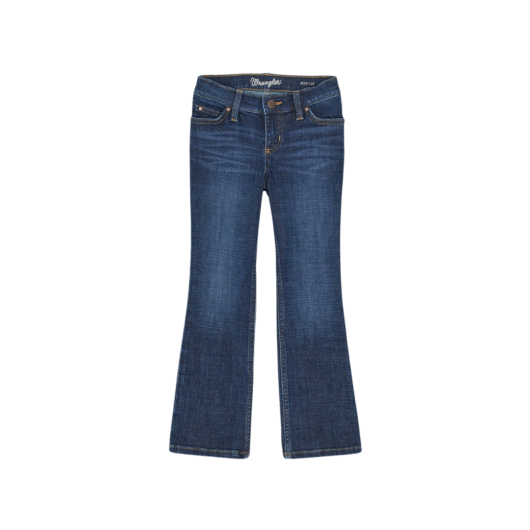 Wrangler Youth Girl's Western Bootcut Ada Blue Jeans