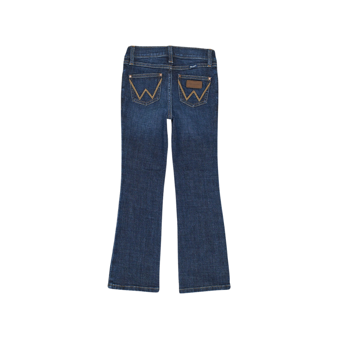 Wrangler Youth Girl's Western Bootcut Ada Blue Jeans