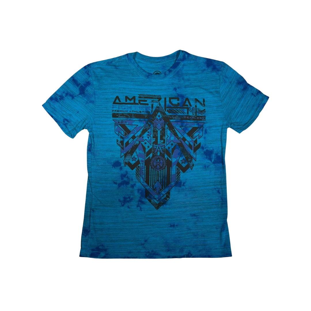 American Fighter Youth Boy's Foresthill Blue Shirt