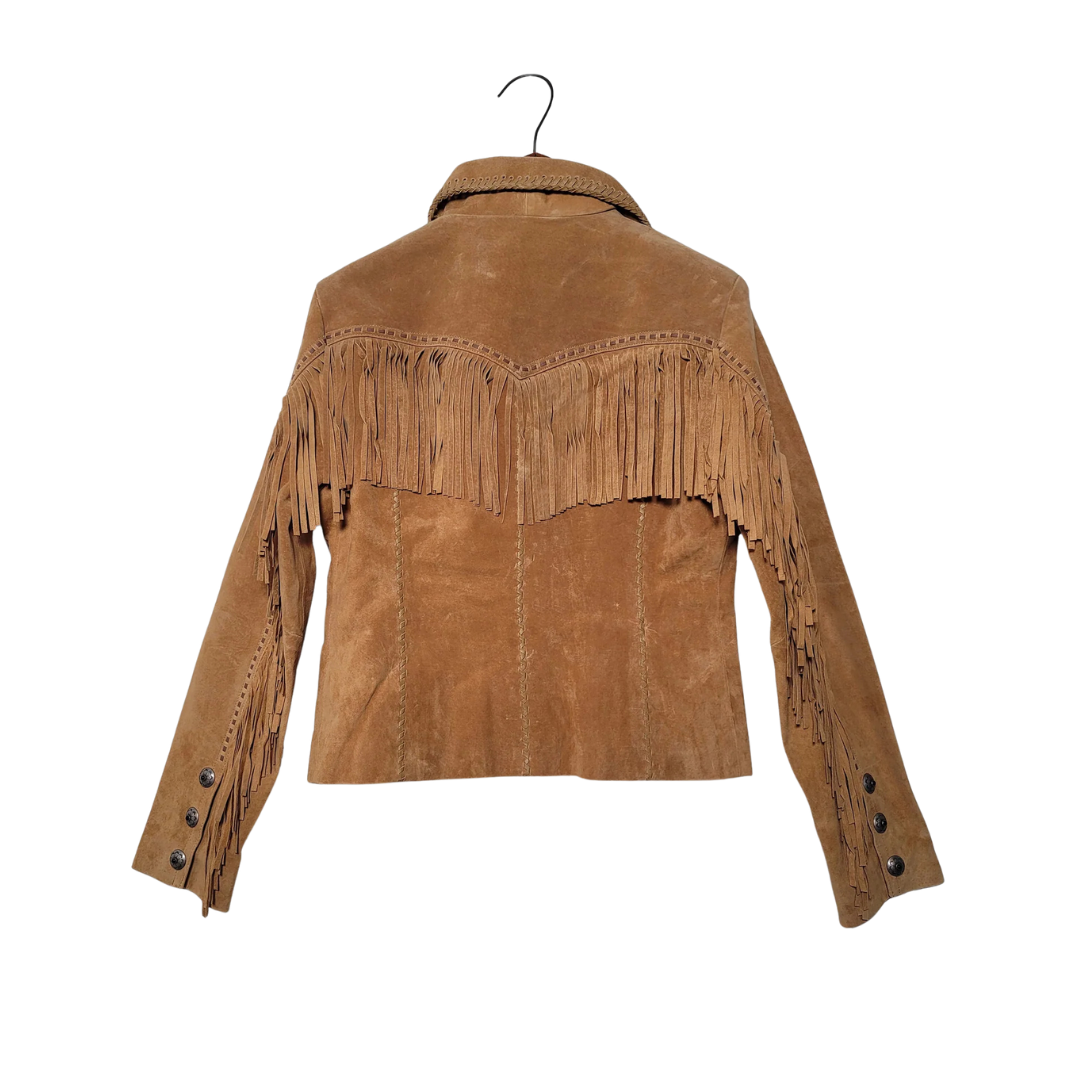 Scully Leathers Women's Suede Fringe Old Rust Jacket