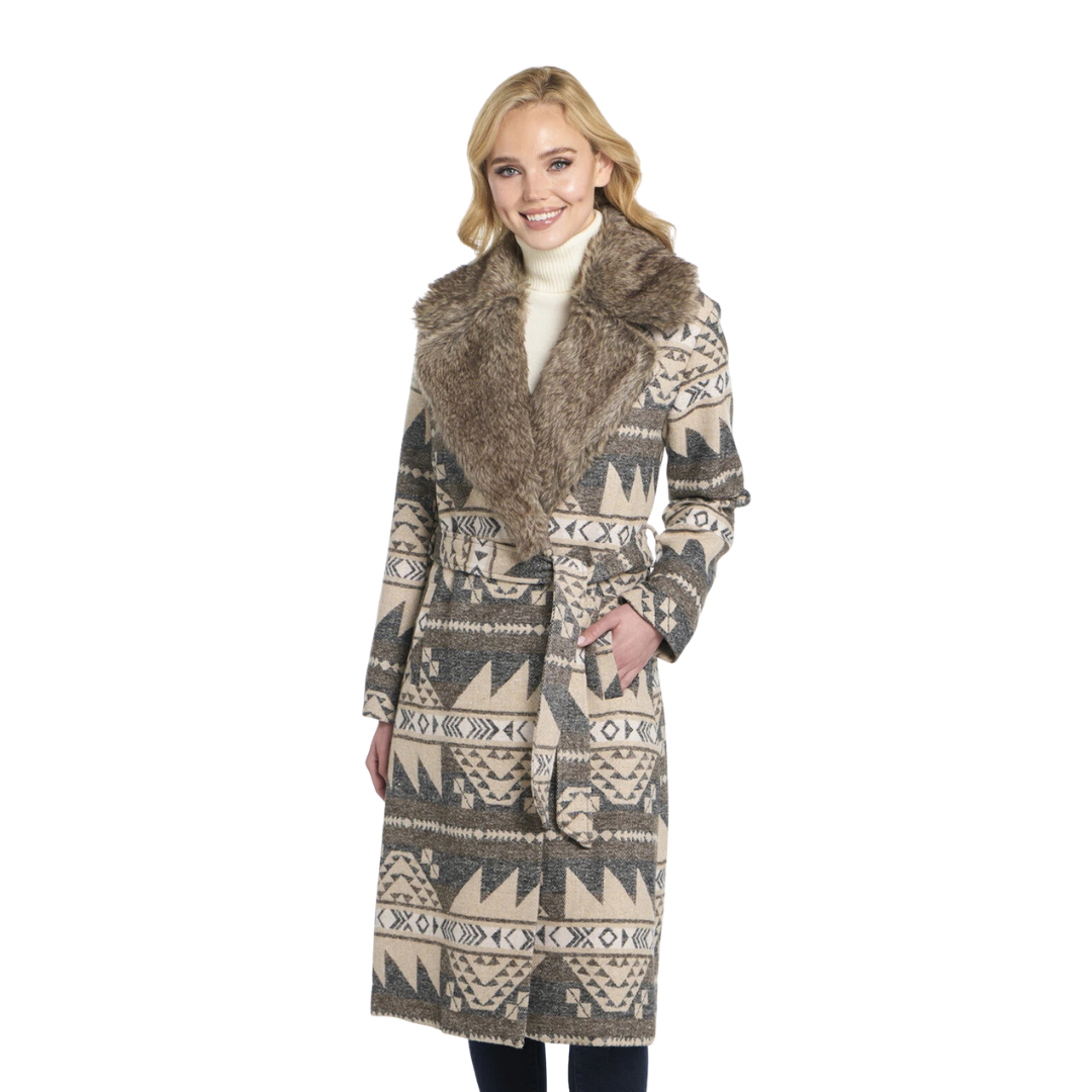 Cripple Creek Women's Wood Ash Brown Coat