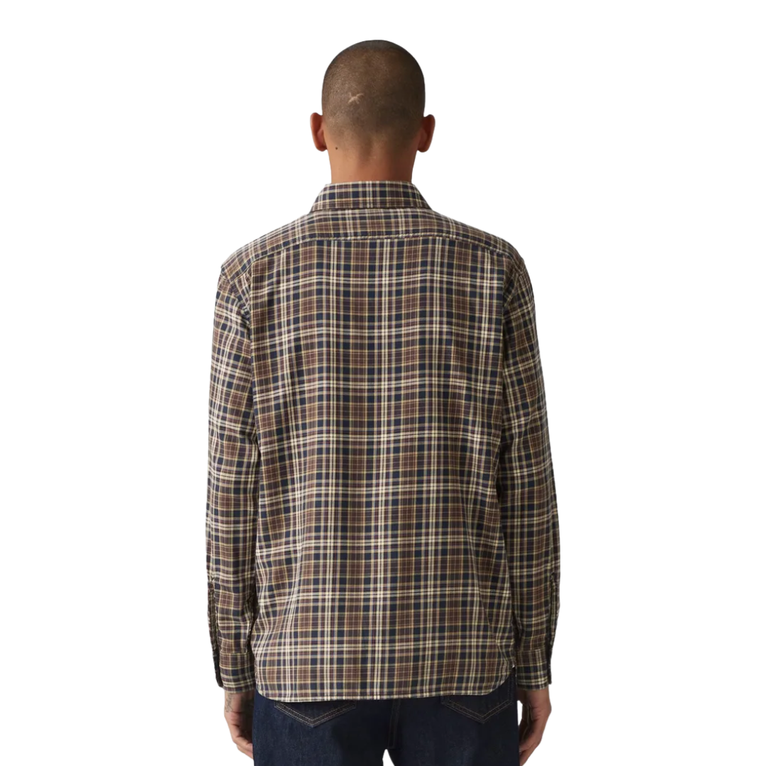 Levi Strauss Men's Classic Worker Brown Shirt