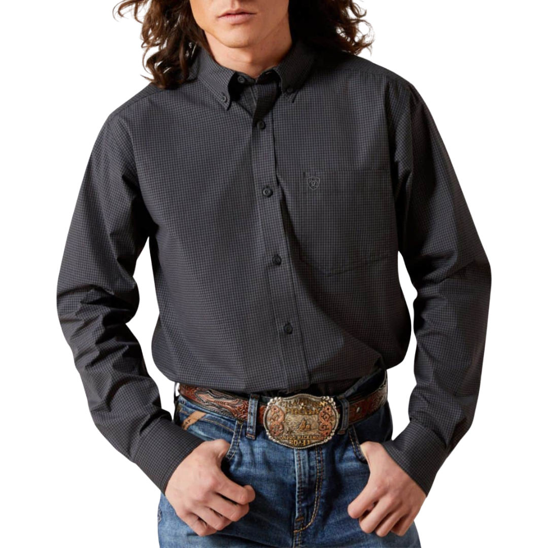 Ariat Men's Pro Series Thorin Button Black Shirt