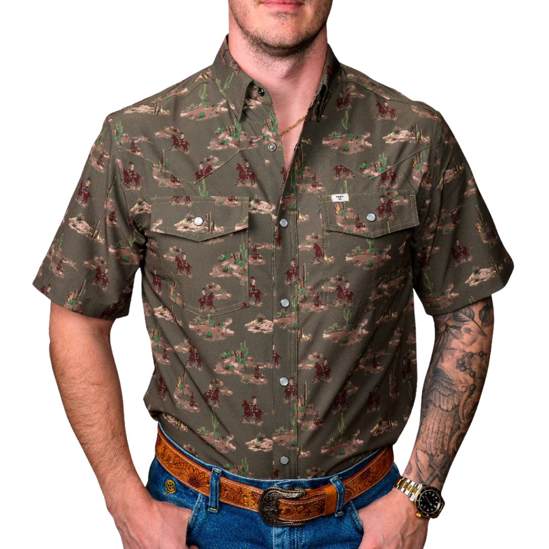 Ferrell Men's Cactus Multicolor Shirt