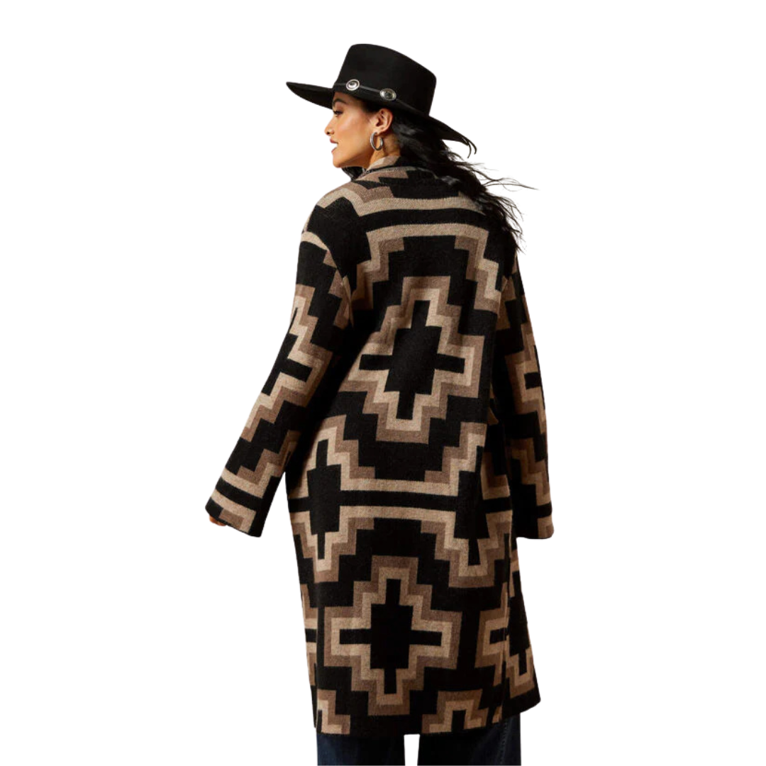 Ariat Women's Barrel Sweater Southwestern Multicolor Coat