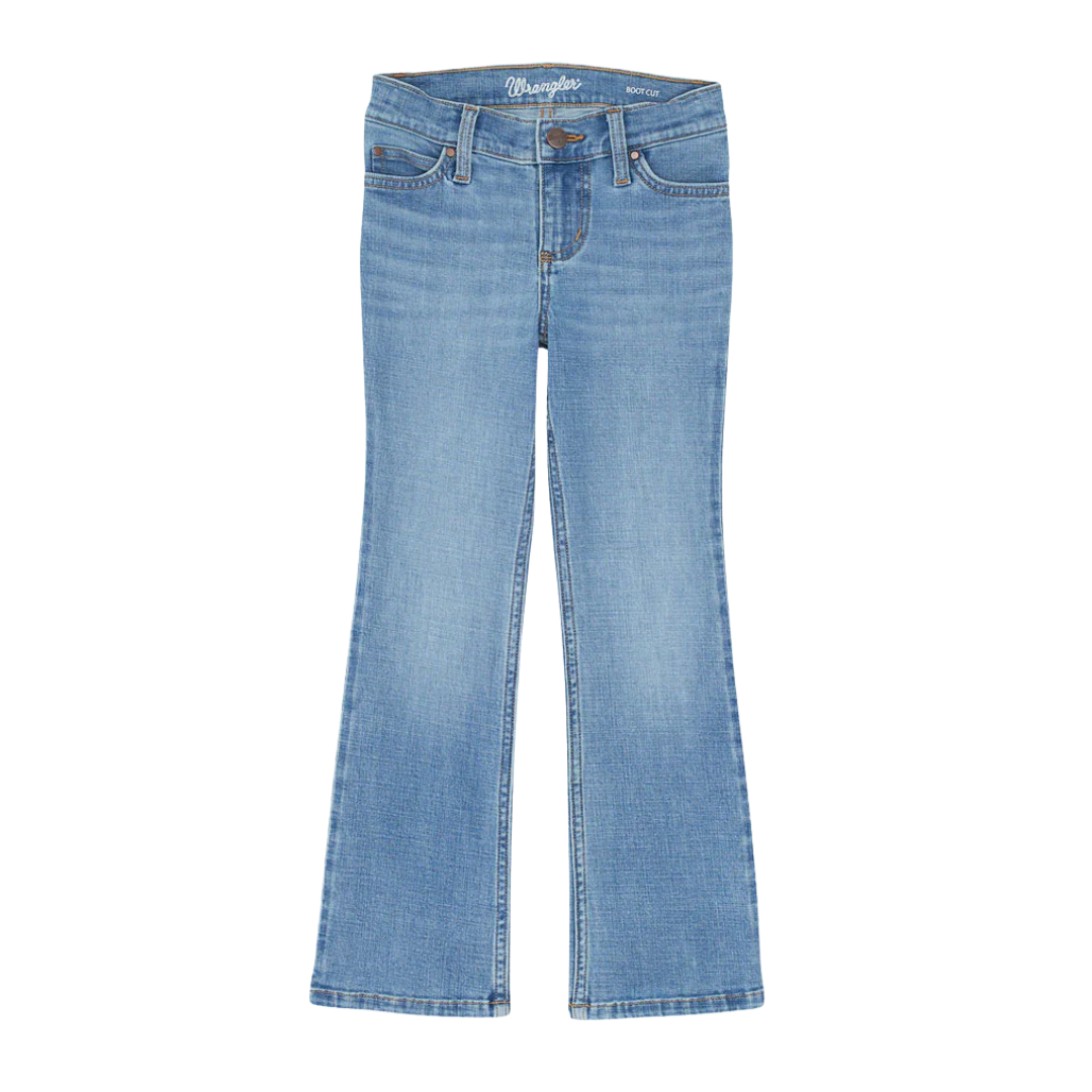 Wrangler Youth Girl's Bootcut Serenity Blue Jeans