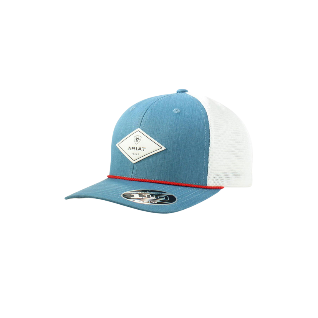 Ariat Diamond Shield Logo Mesh Back Snapback Patch Cap