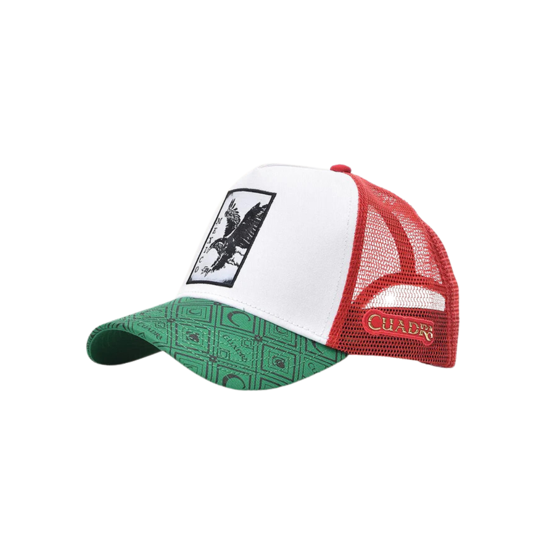 Cuadra Men's Mexico Embroidery Eagle Patch Cap