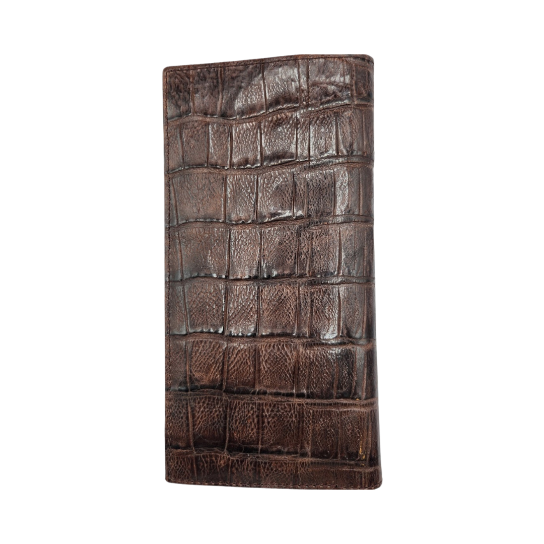 Gem Dandy Stetson Brown Floral Embossed Rodeo Wallet