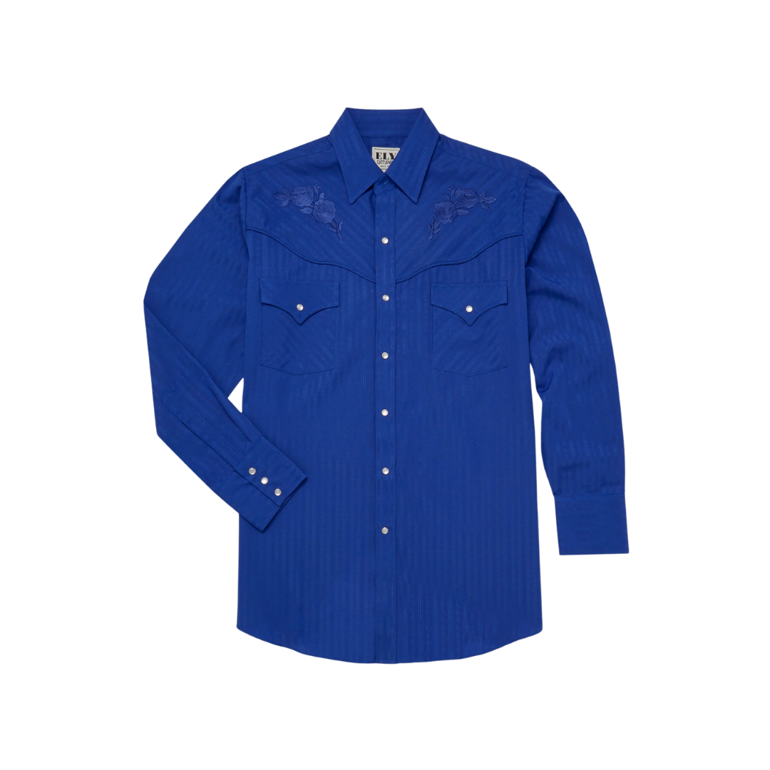 Ely & Walker Men's Long Sleeve Western Snap Shirt