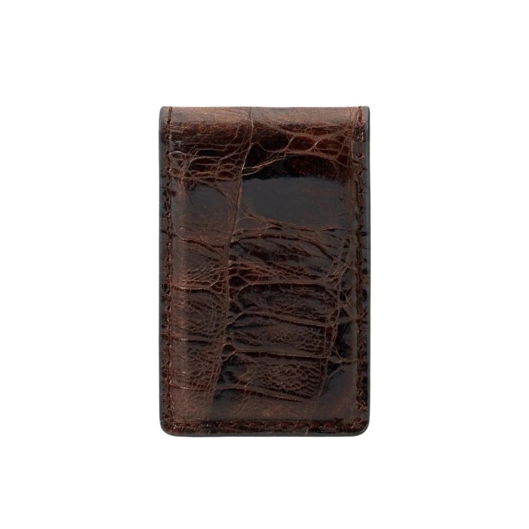 Stetson Women's Hand Tooled Croco Money Clip