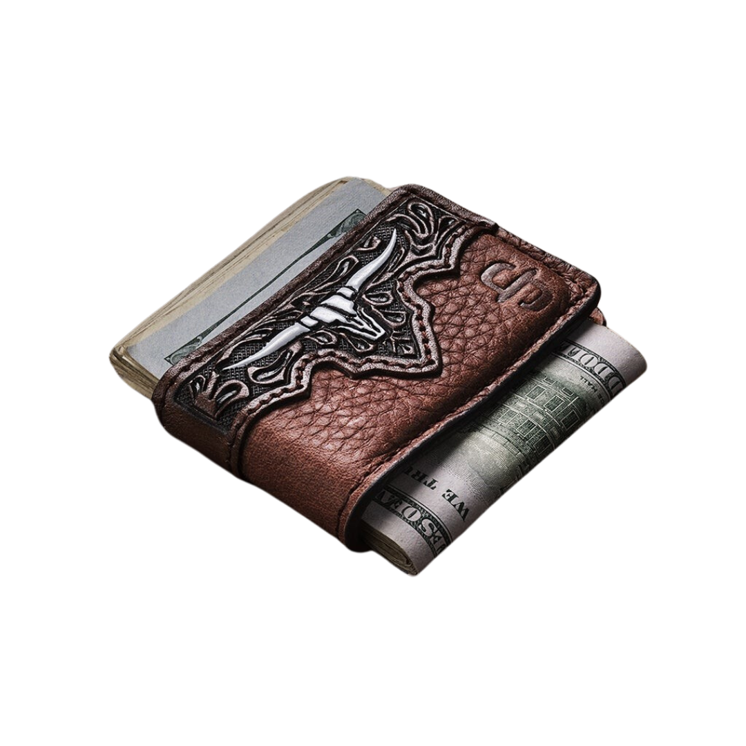 Stetson Steer Head Money Clip