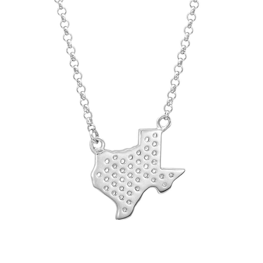 Montana Silversmiths Women's Bright Lights Sparkling Texas Grey Necklace