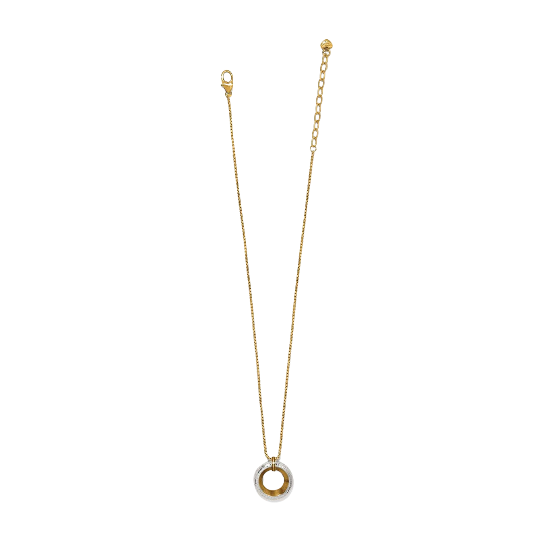 Brighton Women's Medici Petite Silver Gold Necklace