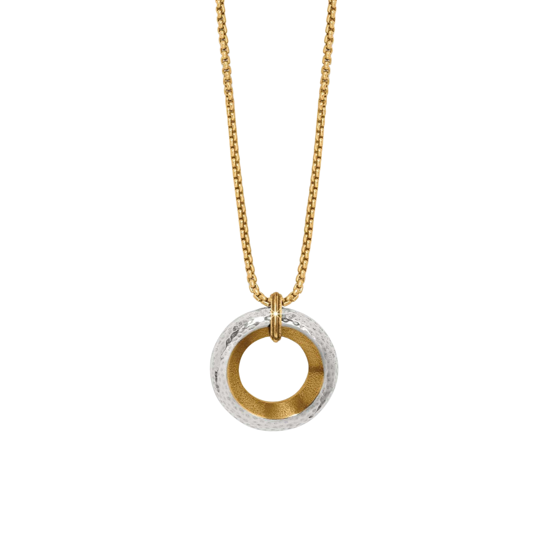 Brighton Women's Medici Petite Silver Gold Necklace