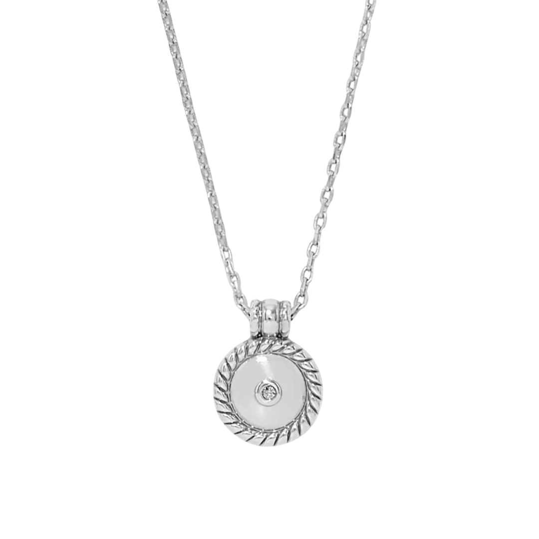 Brighton Women's Illumina Celeste Dome Silver Necklace