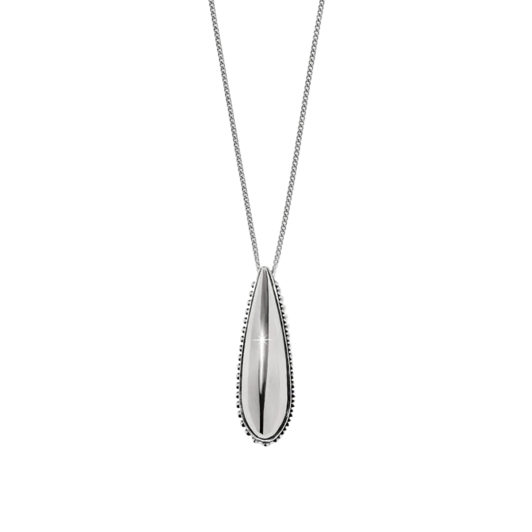 Brighton Women's Pretty Tough Droplet Silver Necklace