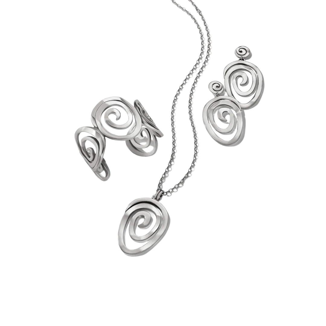 Brighton Women's Vertigo Vibe Silver Necklace