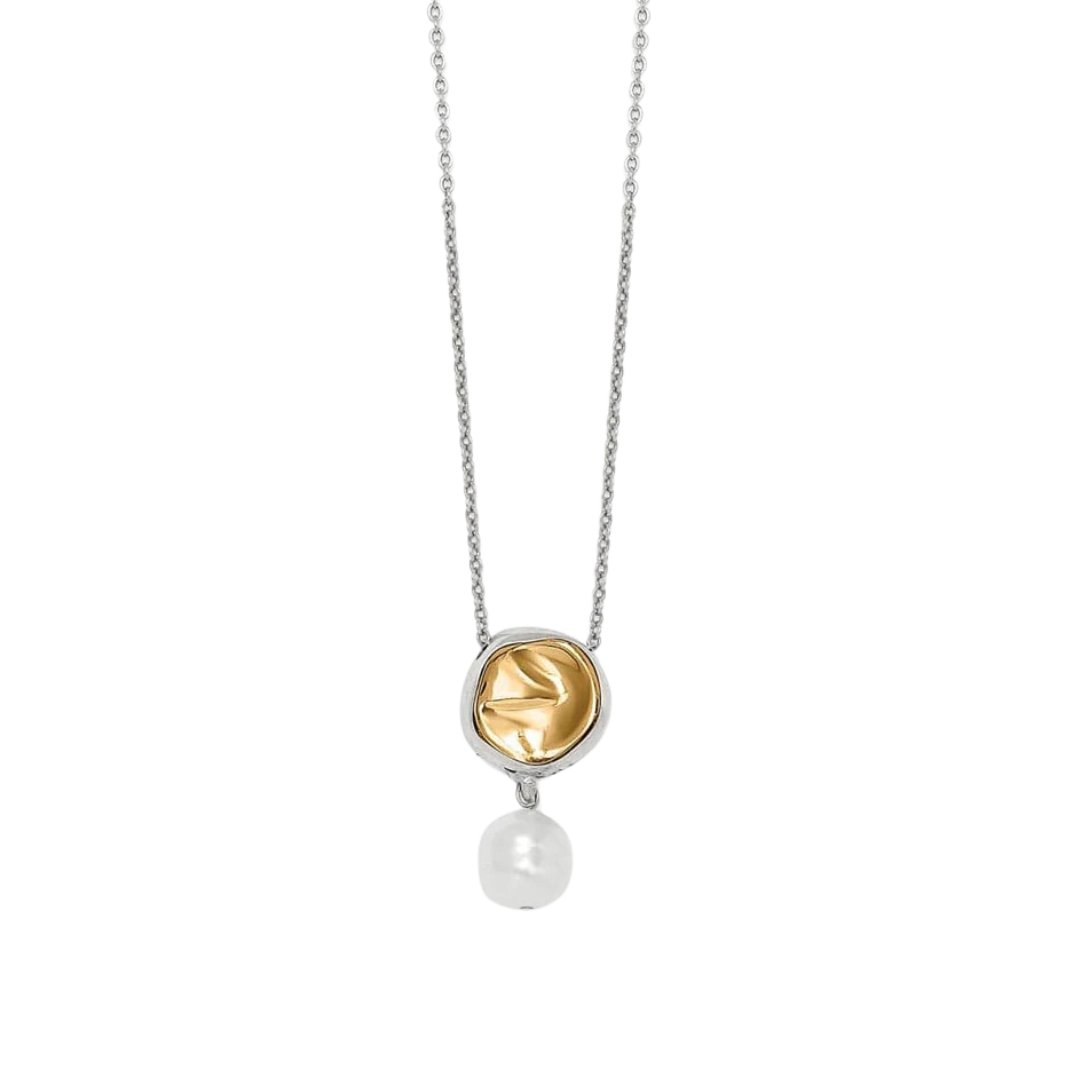 Brighton Women's Cascade Round Pearl Silver Pearl Necklace