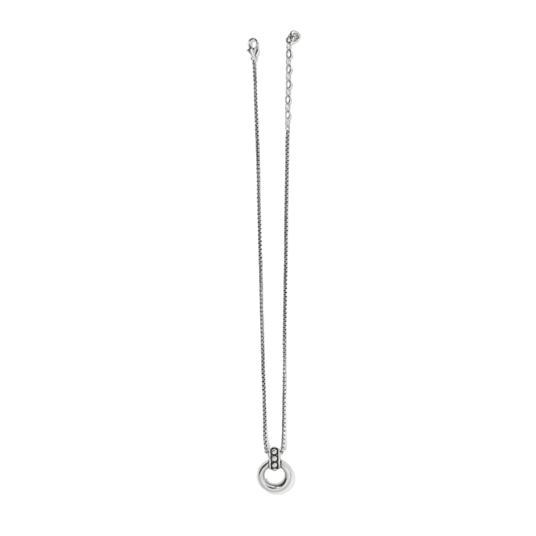 Brighton Women's Pretty Tough Stud Ring Grey Necklace