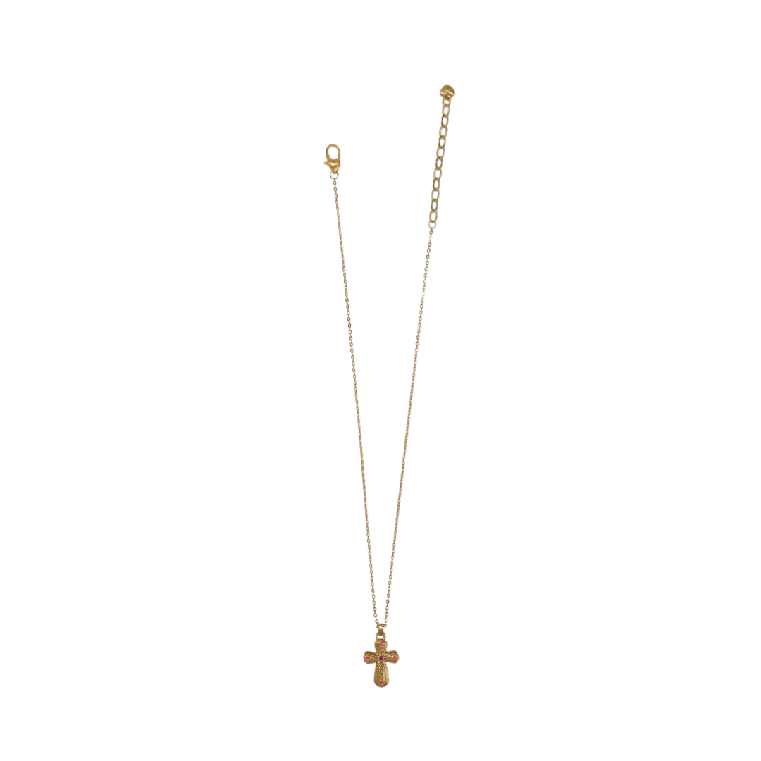 Brighton Women's Majestic Imperial Cross Reversible Necklace