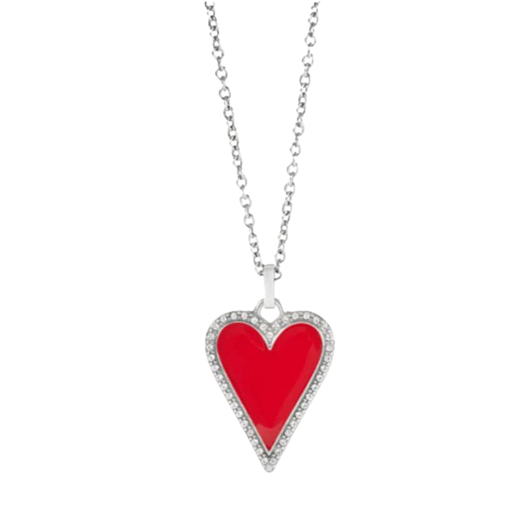 Brighton Women's Dazzling Love Red Necklace