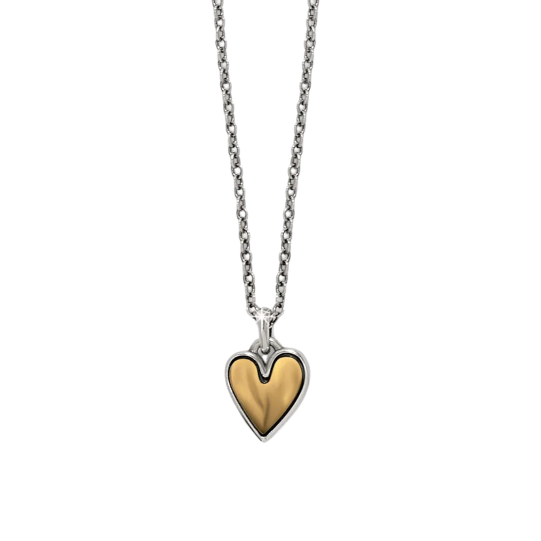 Brighton Women's Cascade Heart Mini Grey Necklace