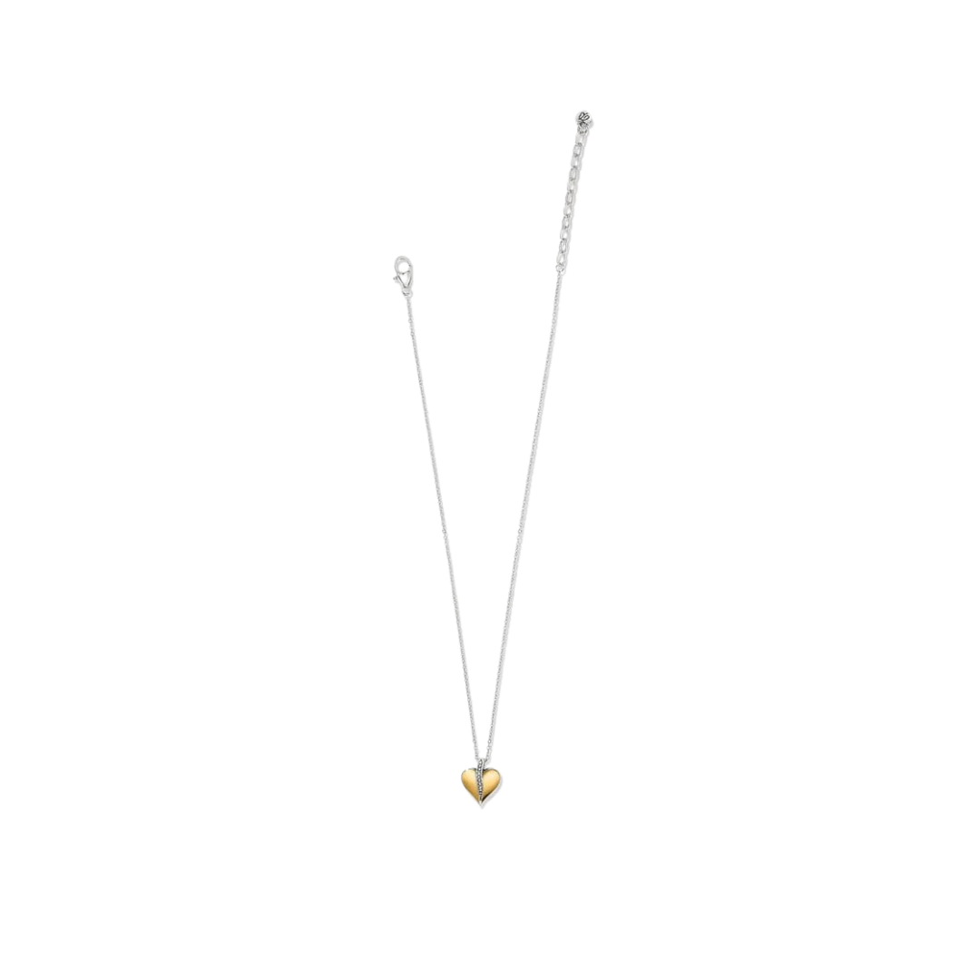 Brighton Women's Precious Heart Silver Gold Necklace