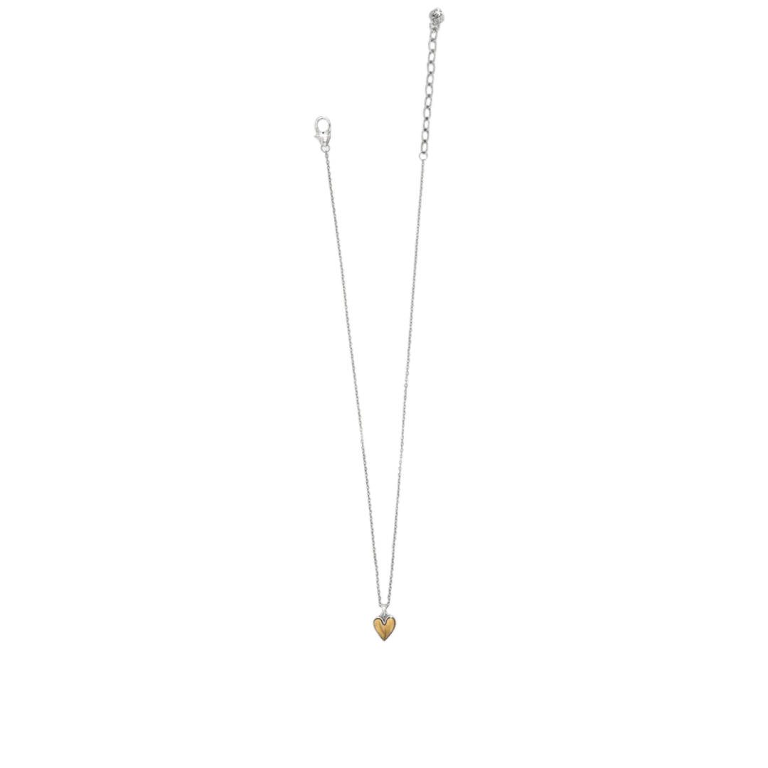 Brighton Women's Cascade Heart Mini Grey Necklace