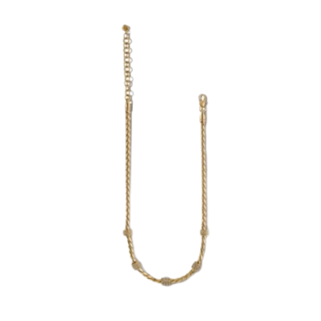 Brighton Women's Meridian Gold Tone Yellow Necklace